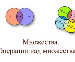 «Множества. Операции над множествами. Круги Эйлера»